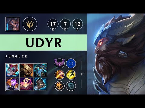 Udyr Jungle vs Dr. Mundo: Godlike - EUW Master Patch 14.19