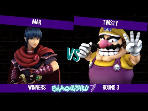 Blacklisted 7 WR3 - Mar (Marth) vs Twisty (Wario)