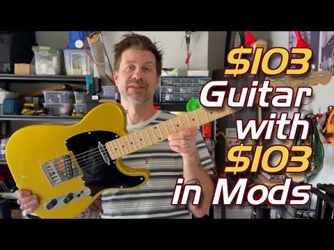 Modding the $103 Leo Jaymz Tele-style Guitar