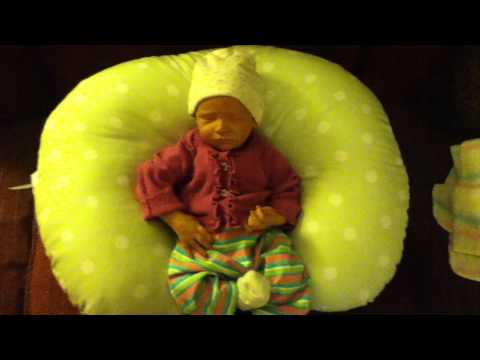 My new Boppy! (Pillow for holding and propping reborns)