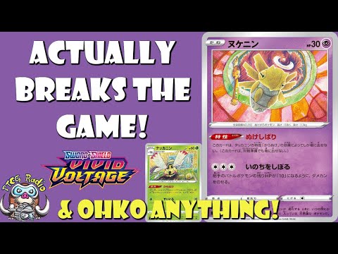 Crazy New Shedinja Can Actually Break the Pokémon TCG! (Also OHKO Anything!) (Sword & Shield TCG)