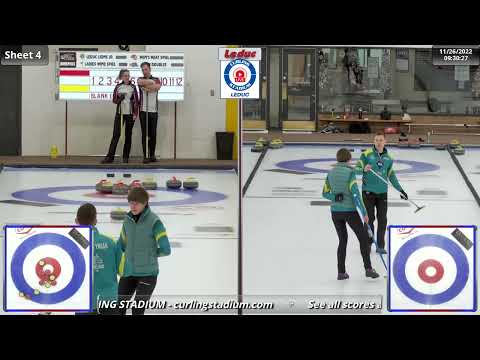 Walczak/Augustyniak vs. Fellman/Kovalchuk - Draw 3 - Curling Stadium Alberta Curling Series Doubles