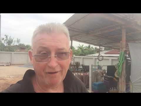 A Thai Threshing Machine+ Organic Compost !