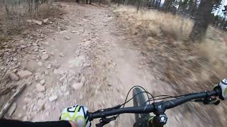 Nail Trail descent, Los Alamos, NM.