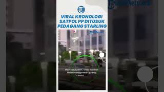 Viral Kronologi Satpol PP Ditusuk Pedagang Starling di Bundaran HI, Teguran Dibalas Amukan Pelaku