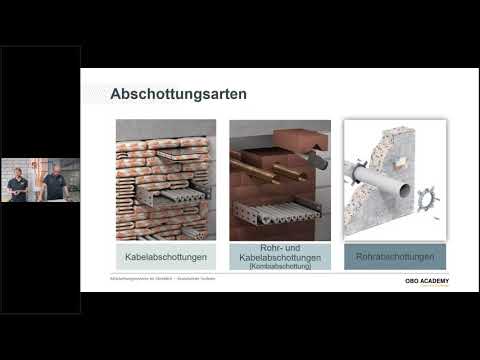 OBO Bettermann Brandschutz Systeme Abschottungssysteme im Überblick - Das Webinar
