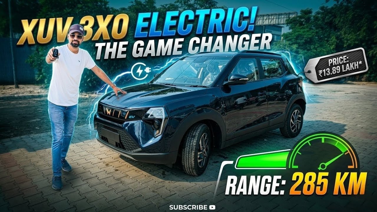 Mahindra XUV 3XO AX5 EV 💥 Nexon EV को तगड़ी टक्कर
