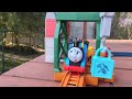 Fisher Price Thomas and Friends trasos rinkinys su motorizuotu garvežiuku
