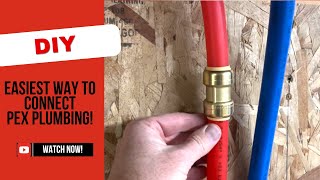 How to Use PEX Push-to-Fit Connectors – Quick & Easy Plumbing Solution!