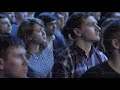 Russia Moscow December 12 People Sport Fans Clapping And Crying On Tribunes People Sitting In