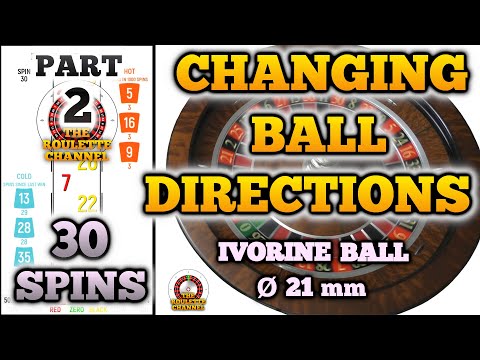 30 Roulette Wheel Spins - Both Directions - White Scoreboard - Part 2 of 5