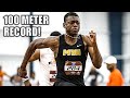NEW WORLD RECORD GOES DOWN!! || Issam Asinga Makes 100 Meter History!