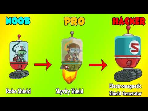Pvz 2 Discovery - All Zombies Same Shape Evolution NOOB - PRO - HACKER