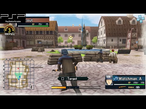 Valkyria Chronicles II - PSP Gameplay 4k 2160p (PPSSPP)