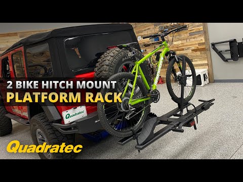 Quadratec 2 Bike Platform Rack for 2" Receiver Hitches