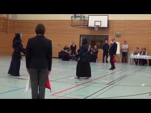 Kendo NRW Einzelmeisterschaft 2016 - Finale der Damen - Dederichs vs Bachmann