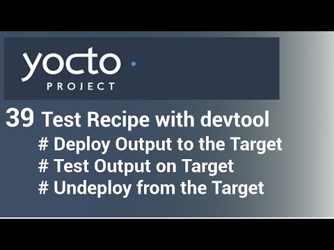 Yocto Devtool Tutorial - 39 Testing With Devtool | deploy-target & undeploy-target Commands