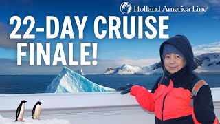 Holland America Oosterdam 22 day South America & Antarctica. Drake Passage to Santiago, Chile. 