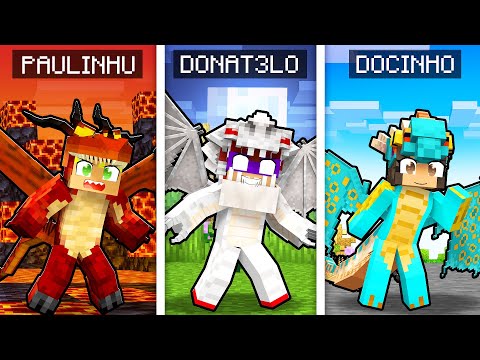 MINECRAFT... MAS TEMOS RAÇAS de DRAGÕES! (Nadder, Grito da Mrte,Pesadelo Mnstruoso)