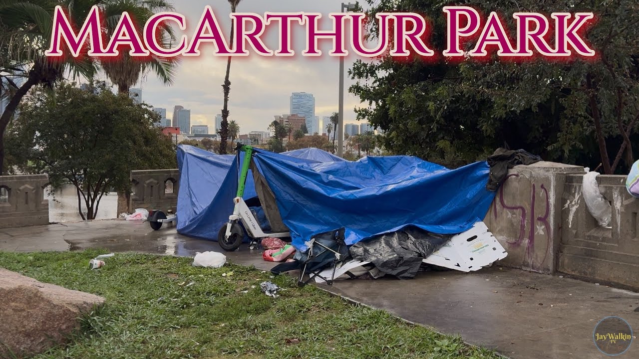  🌧️ 7am at The Park 🌳• Ep 17 | Los Angeles, California. USA 🇺🇸[4K]