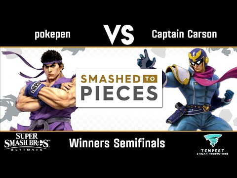 pokepen (Ryu) vs Captain Carson (Captain Falcon) - Winners Semifinals - Smashed to Pieces #39