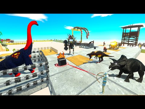 TRICERATOPS + FPS AVATAR RELEASE HERBIVORE DINOSAURS and SAVE his GIRL - ARBS