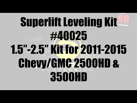 Superlift Front Leveling Kit - 2.5 inch Chevy/GMC 2011-2015 2500HD Pickups 40025