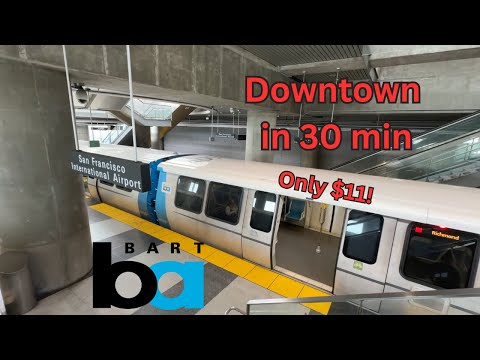 How to use BART from SFO Airport to Downtown San Francisco