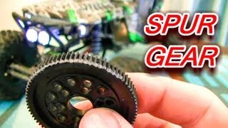 How To Replace The Axial Wraith Spur Gear DETAILED Guide/ Tutorial