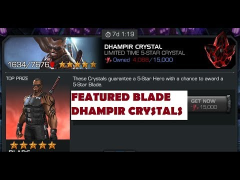 135K SHARDS || DHAMPIR BLADE FEATURED CRYSTALS OPENING || MARVEL CONTEST OF CHAMPIONS