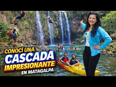 CASCADA DE LA LUNA en MATAGALPA es IMPRESIONANTE 😍☀️🩵 | EL TUMA - LA DALIA 🍀🌿 #cascadadelaluna 