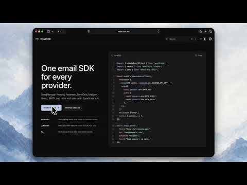 Email SDK 소개 영상