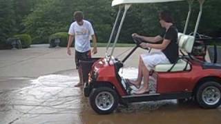 preview picture of video 'Golf Cart Water Fun'