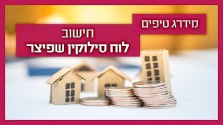 לוח סילוקין שפיצר - יועץ משכנתאות מסביר איך תחשבו בעצמכם