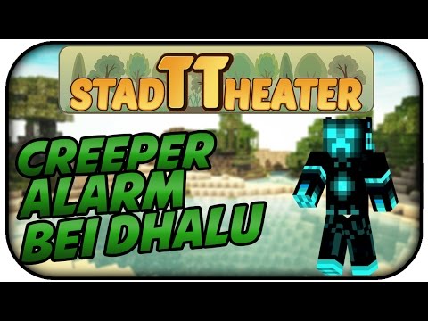 M4cM4nus - CREEPER ALARM AT DHALU #006 - MINECRAFT CITY THEATER ★Life in the Woods Modpack German