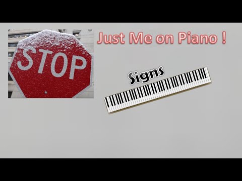 Signs  (Five-man Electrical Band) - Cover by Barry Lough, Just Me on Piano and Vocal