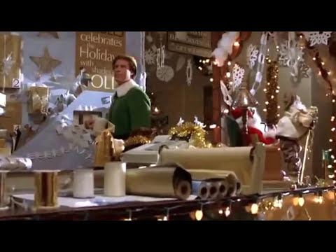 Elf baby it s cold outside scene