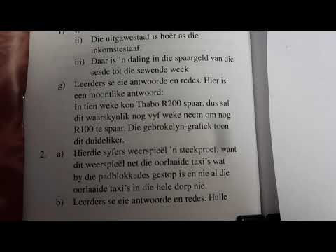 WISKUNDE GRAAD 8: 13 Mei 2020 - periode 3 (13083)