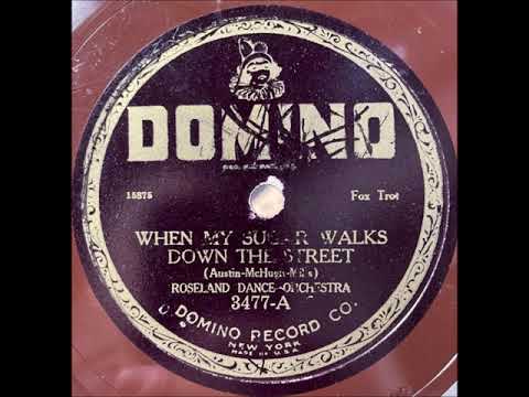 Roseland Dance Orch (Sam Lanin, Red Nichols) "When My Sugar Walks Down The Street" 1925