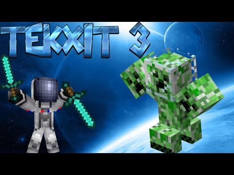 MOON & MARS SPACE BOSSES!!! - Tekxit 3 Minecraft Modded Survival Ep 18