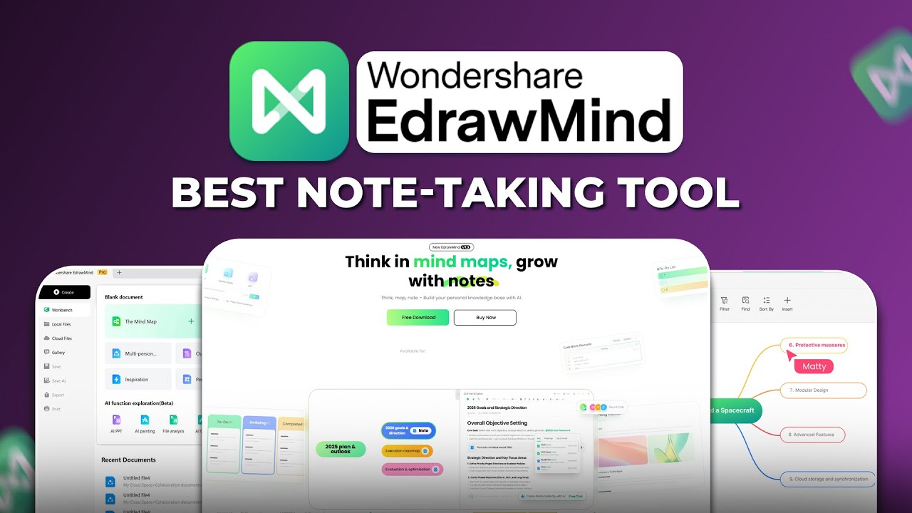 Wondershare EdrawMind Review - The Best Note Taking Tool You Should Try Now!