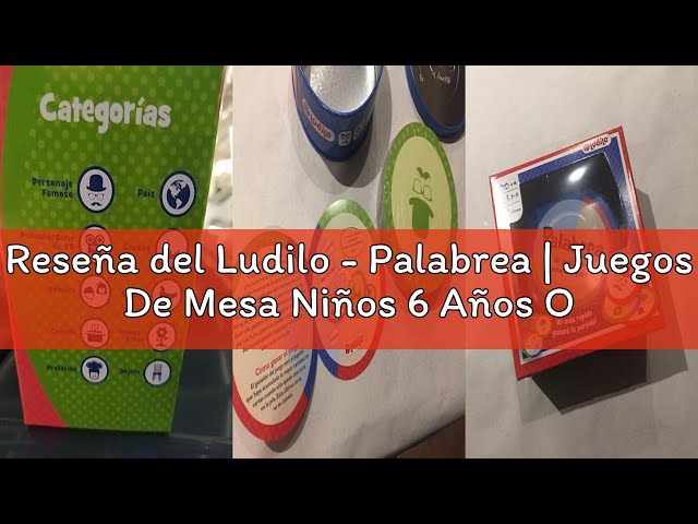 Vídeo relacionado con Ludilo - Palabrea 2 | Juegos De Mesa Niños 6 Años | Juegos Infantiles | Juegos De Mesa para 2 O Más | Juegos Educativos 6 Años O Más | Combínalo con Palabrea