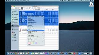 How to create a zip file on MacBook Air