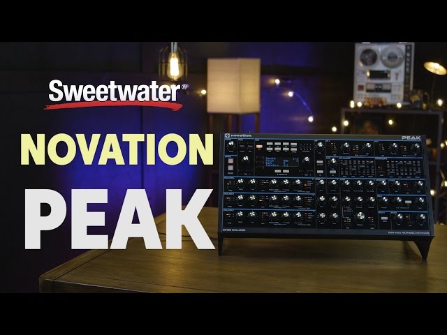 Video Teaser für Novation PEAK Polyphonic Synthesizer Demo