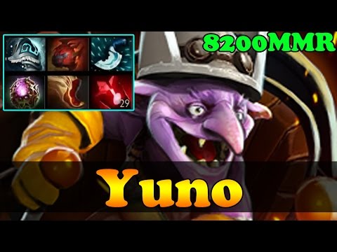 Yuno 8200 Top 5 MMR China Plays Timbersaw  - Ranked Gameplay - Dota 2