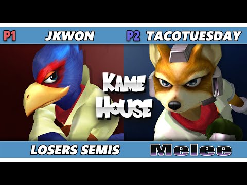 Kame House 136 LOSERS SEMIS - JKwon (Falco) Vs. 69TacoTuesday69 (Fox) Smash Melee - SSBM