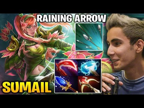Sumail Windranger Raining Arrow with 27 Kills