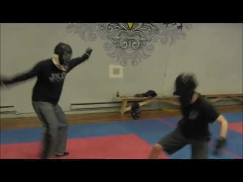 Stick fight with Shawn 2012