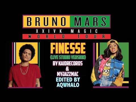 Finesse feat. Bartier Cardi (Live Studio Version) [With Intro & Dance Break] - Bruno Mars & Cardi B