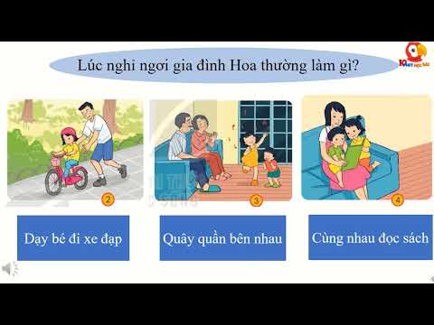 Tự nhiên xã hội 1: Kể về gia đình em